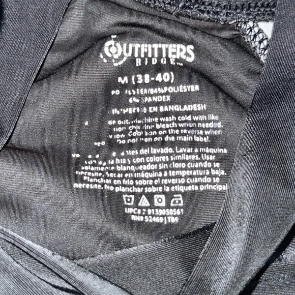 Outfitters Ridge DriFit Camo and Black Activewear Top - Picture 2 of 3